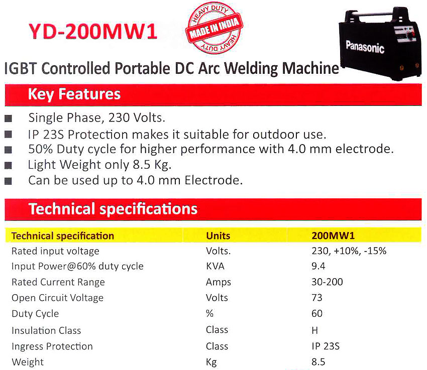 panasonic YD-200MW1